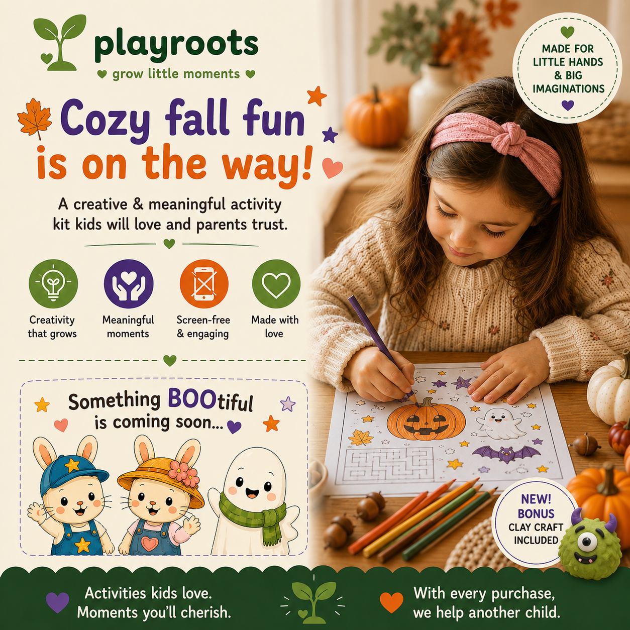 Little Monsters Activity Kit - A Not-So-Spooky Halloween Adventure